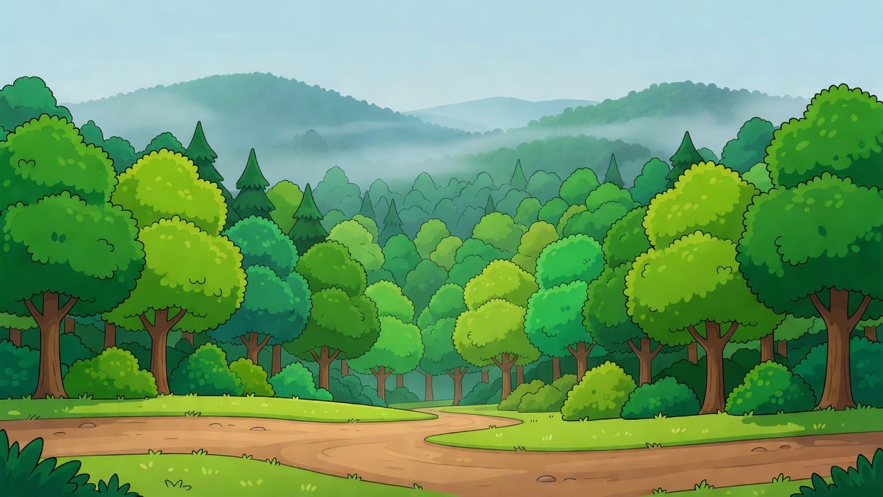 Bobo Forest Platformer Background