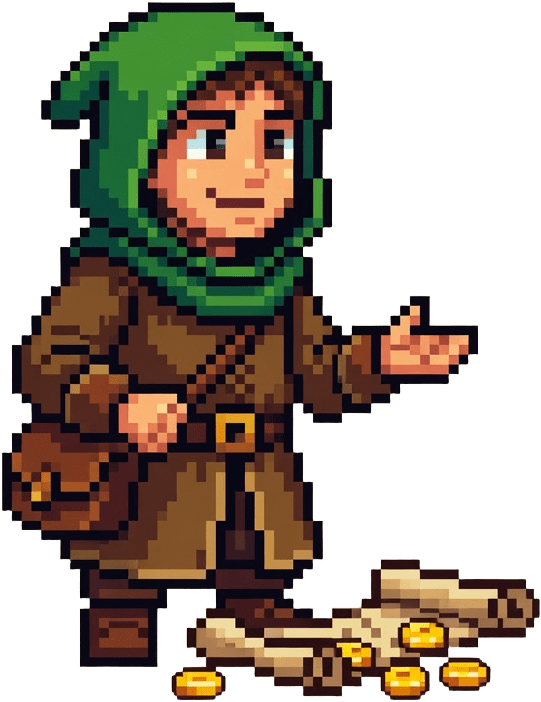 Village Merchant Pixel NPC