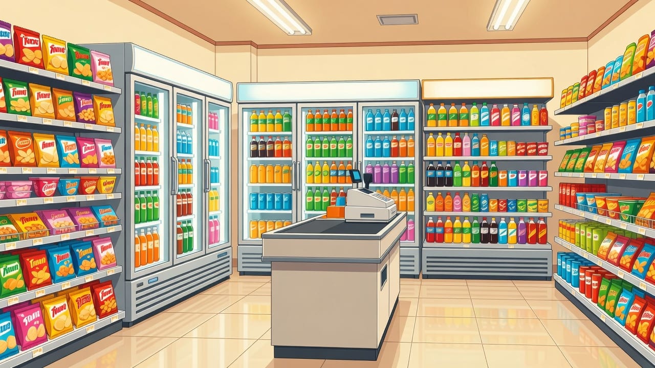 Convenience Store Background