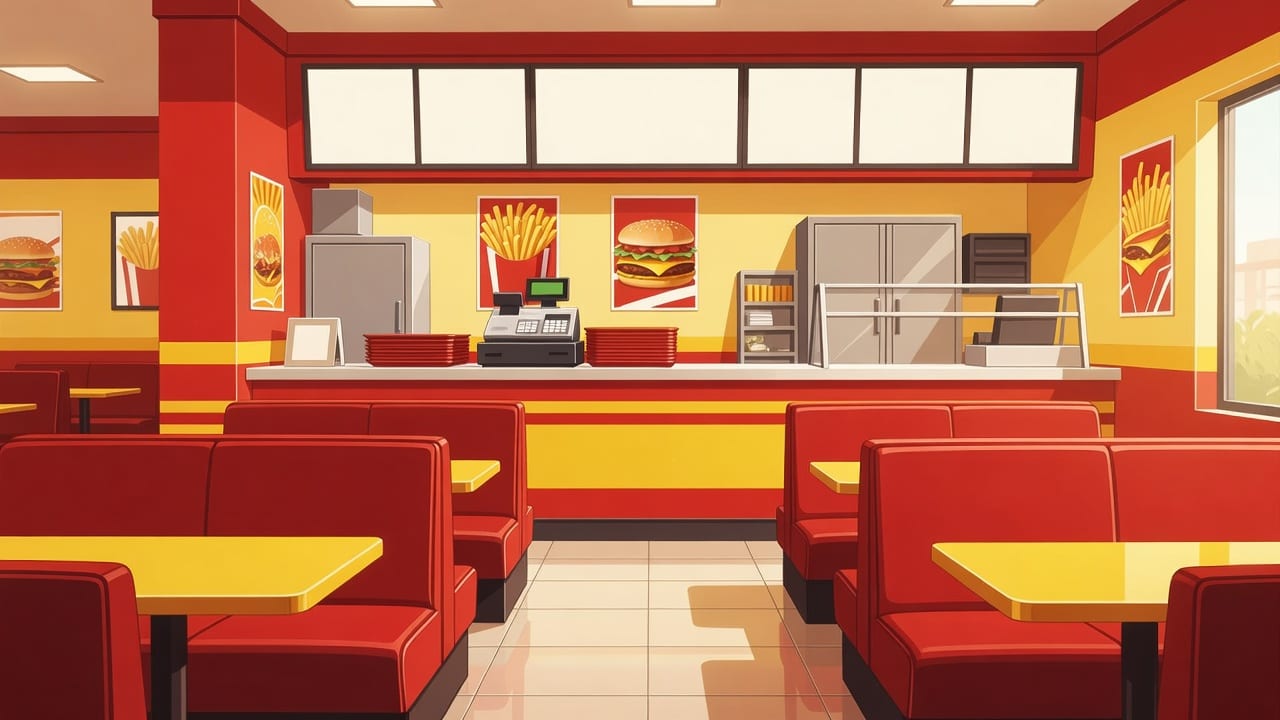 Fast Food Joint Background