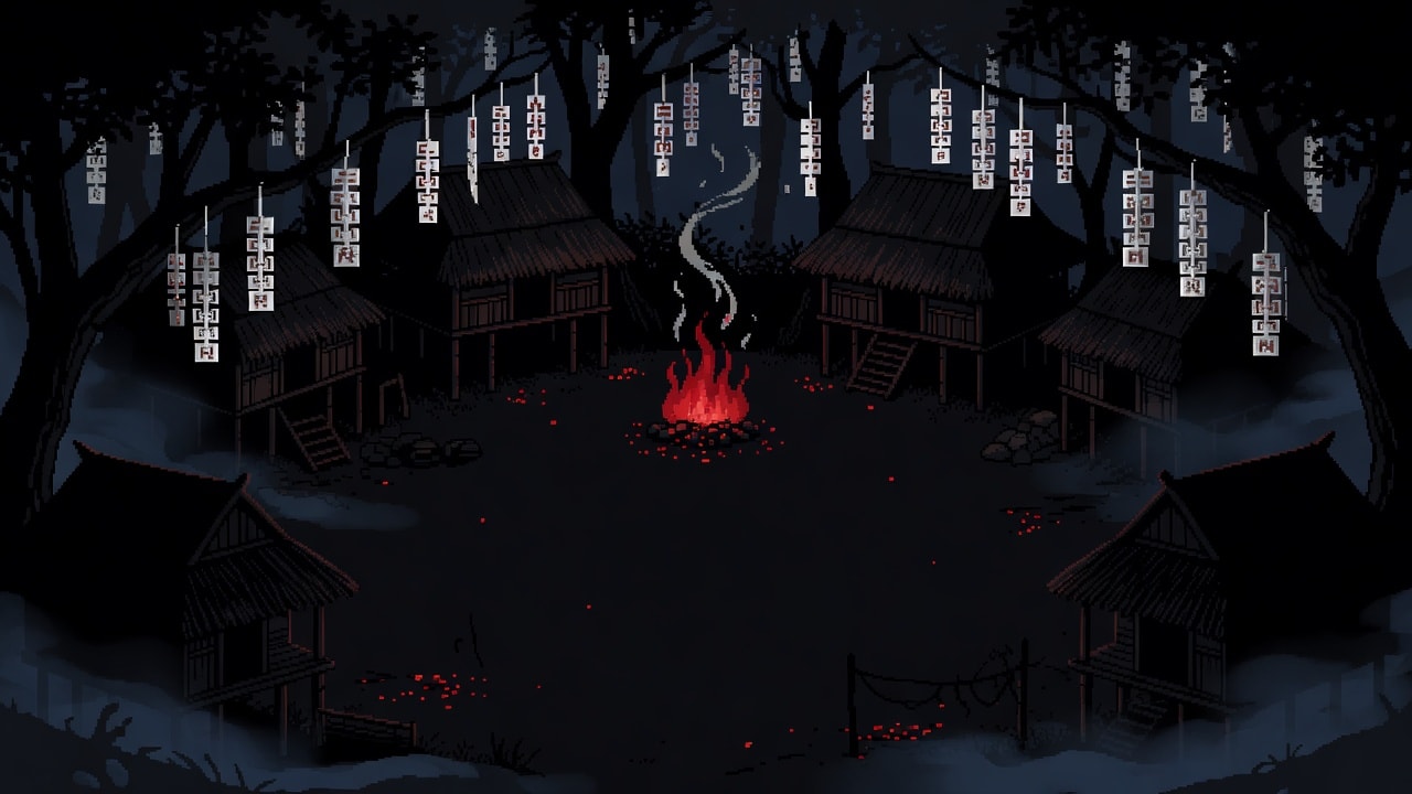 Gate 1 Background Ritual Pixel Art