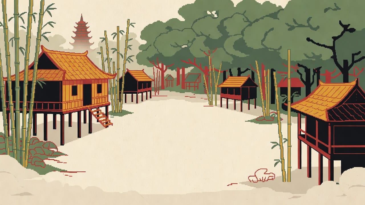Gate 1 Background Paper Pixel Art
