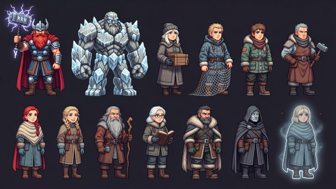 Ecos de Valdrenne - Capitulo 4 Personajes y Thor