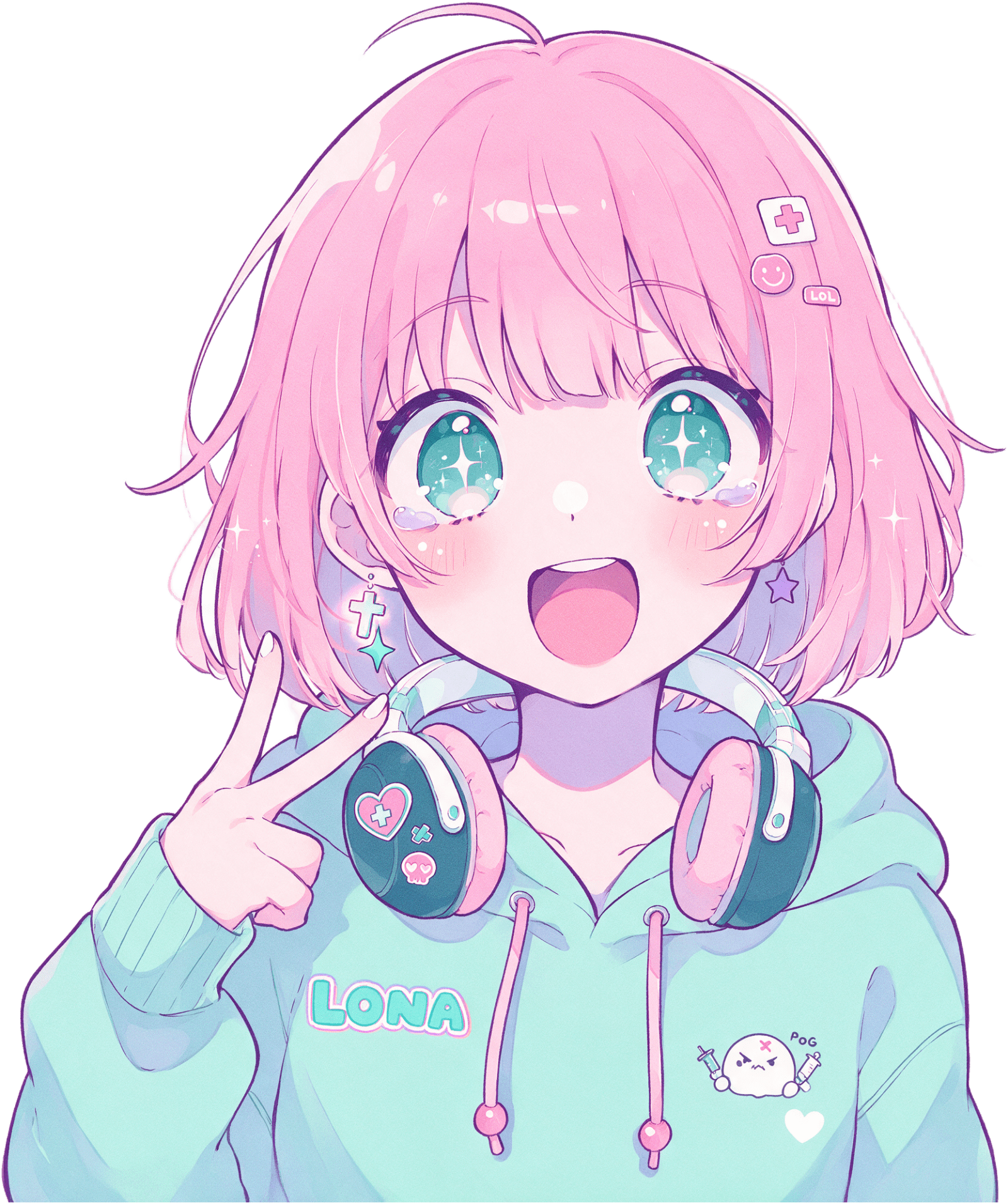LONA portrait excited