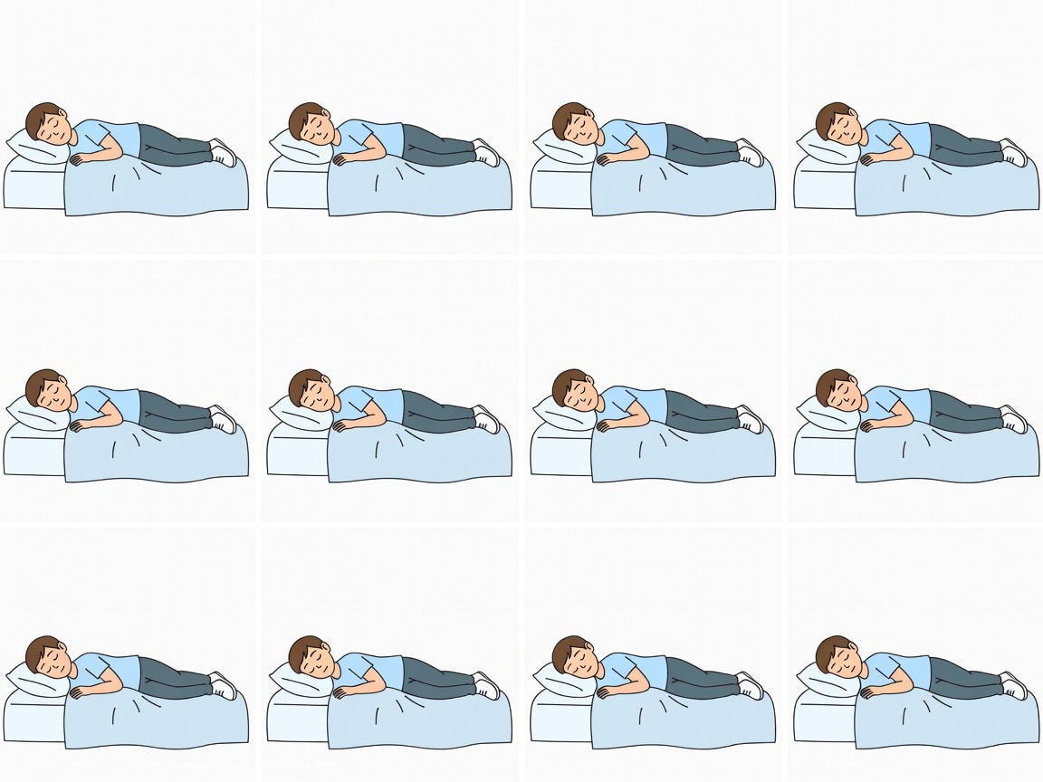 High School Student Sleep Sprite Sheet