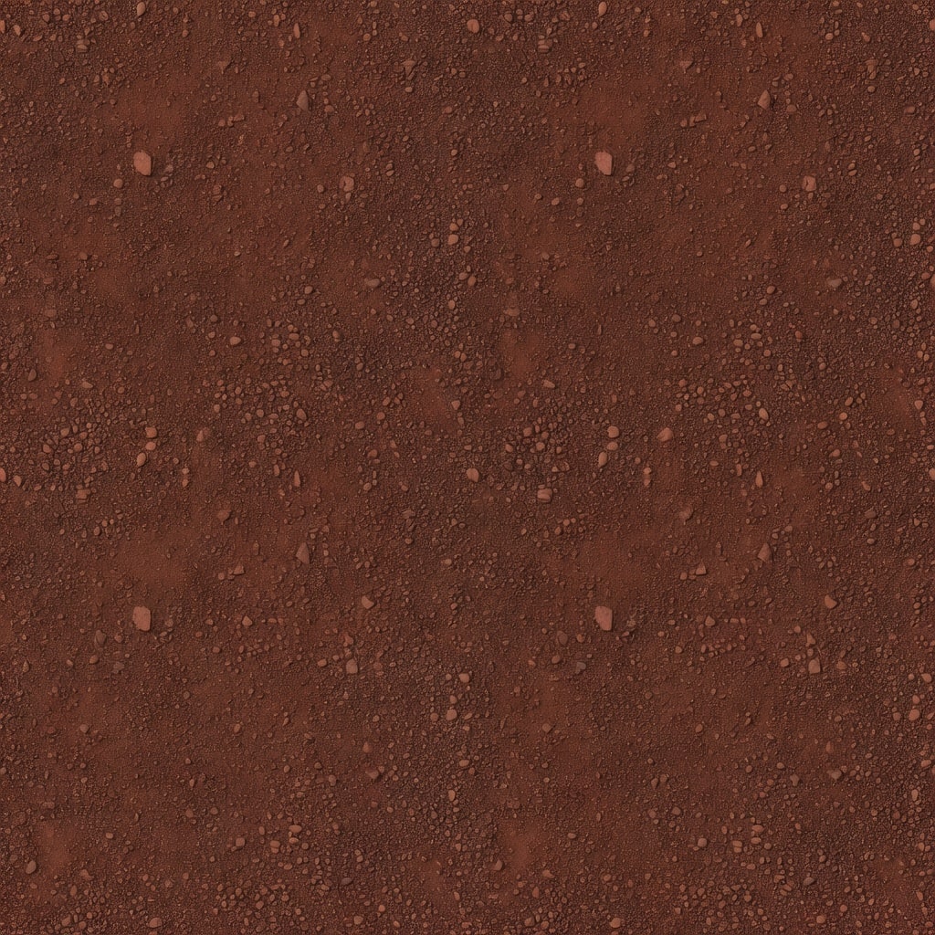 Mars Road - Iron Regolith Desert Road