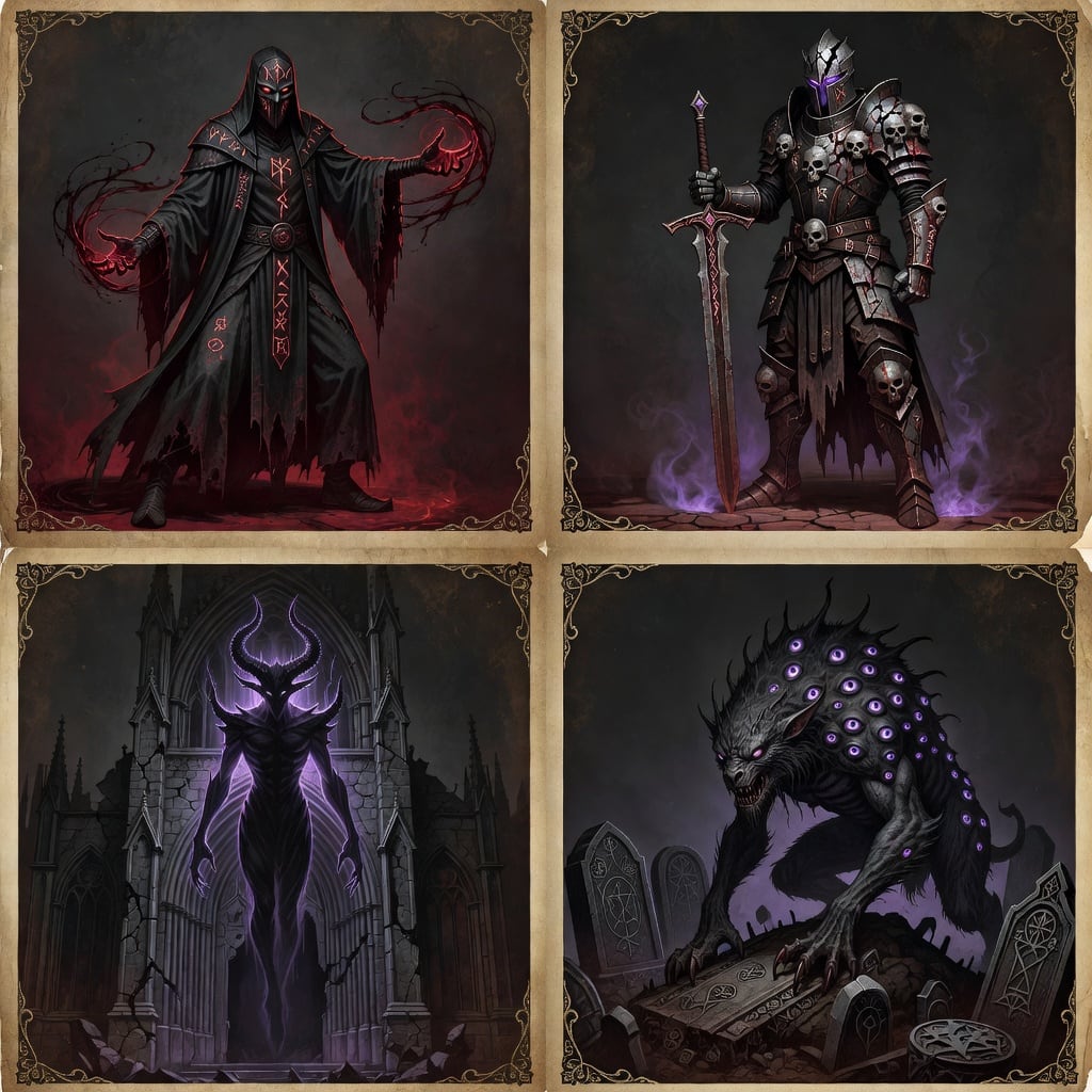Dark Occult Deckbuilder Card Art (1 / 4)
