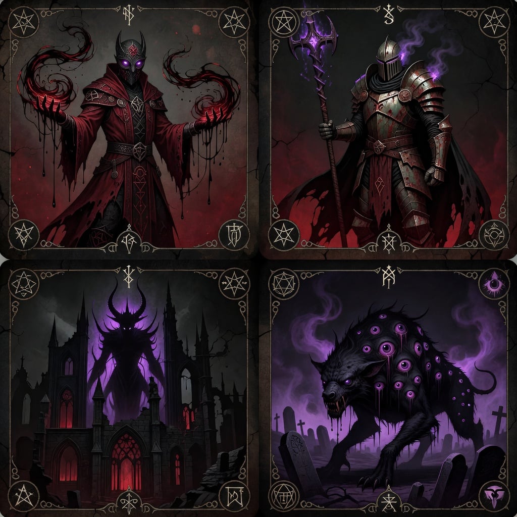 Dark Occult Deckbuilder Card Art (2 / 4)