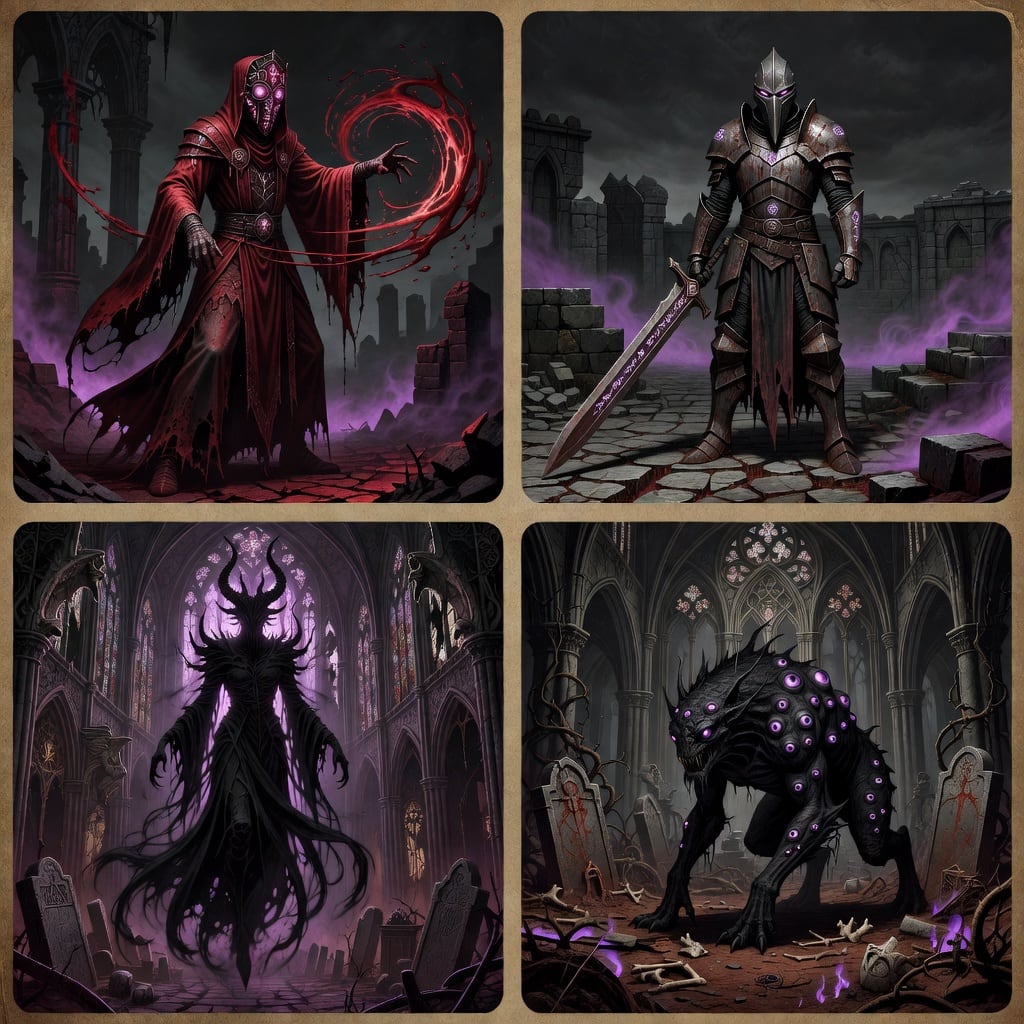 Dark Occult Deckbuilder Card Art (3 / 4)