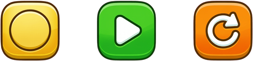 Flight Game UI Buttons