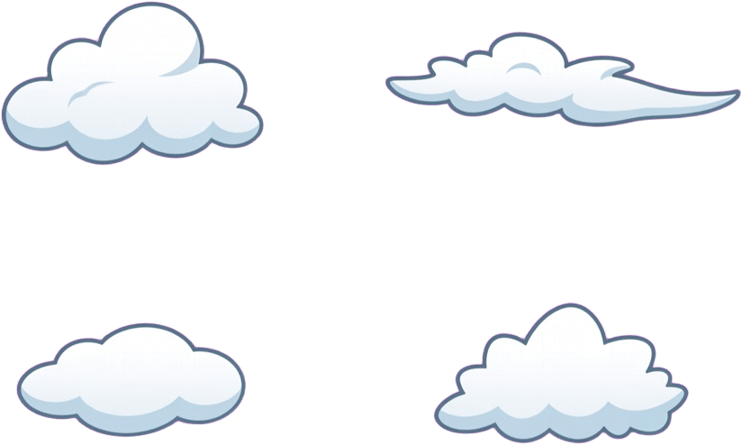 Cloud Parallax Sprite Sheet