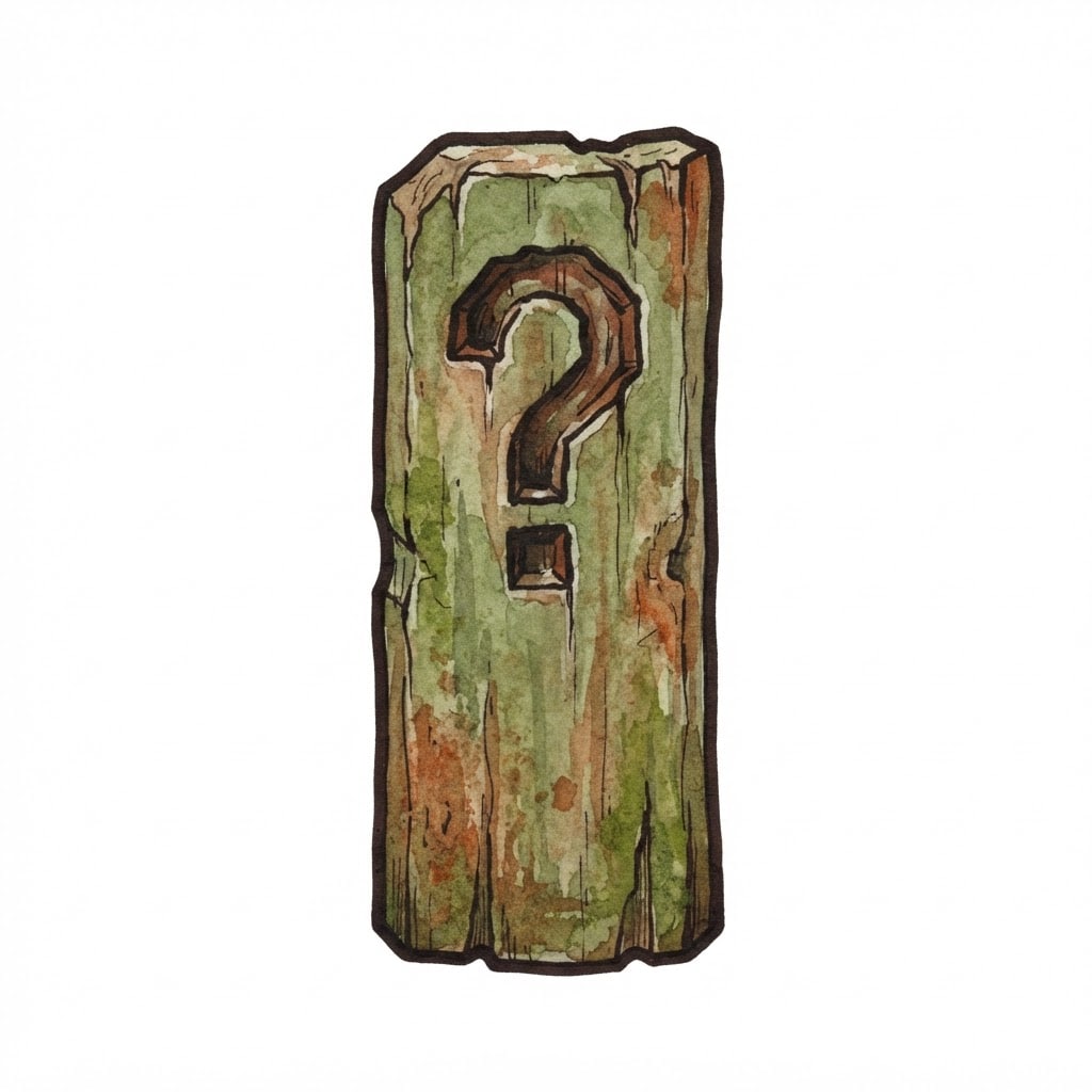 Image: Hand-painted watercolor and ink illustration icon,