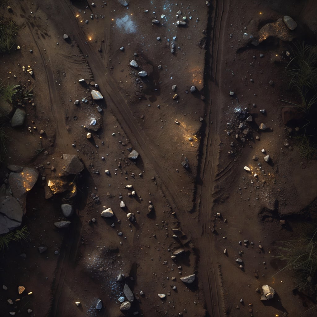 A single tileable dirt path ground