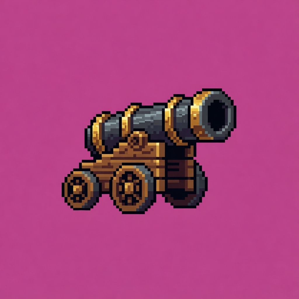 Pixel Art Cannon