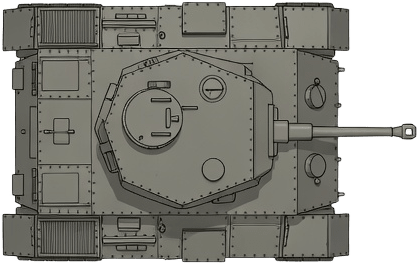 Tank Turret Panzer2F
