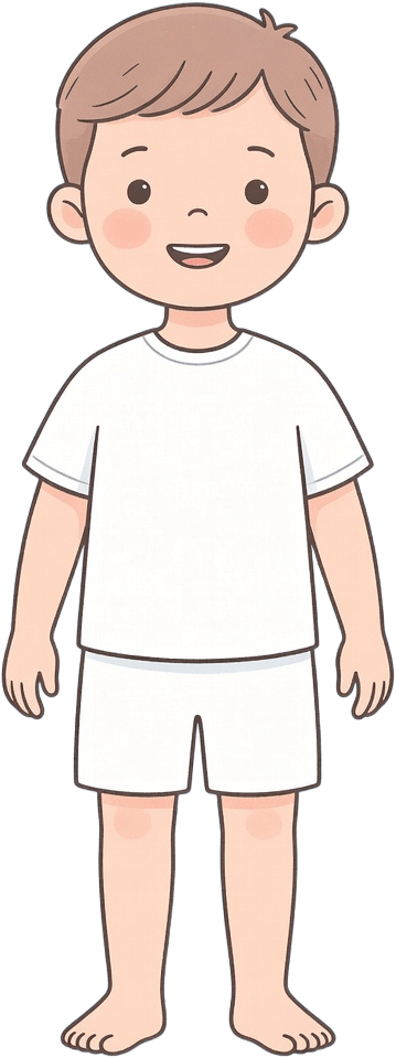 Boy Paper Doll Base