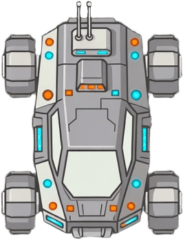 Sci-fi Rover (top-down)