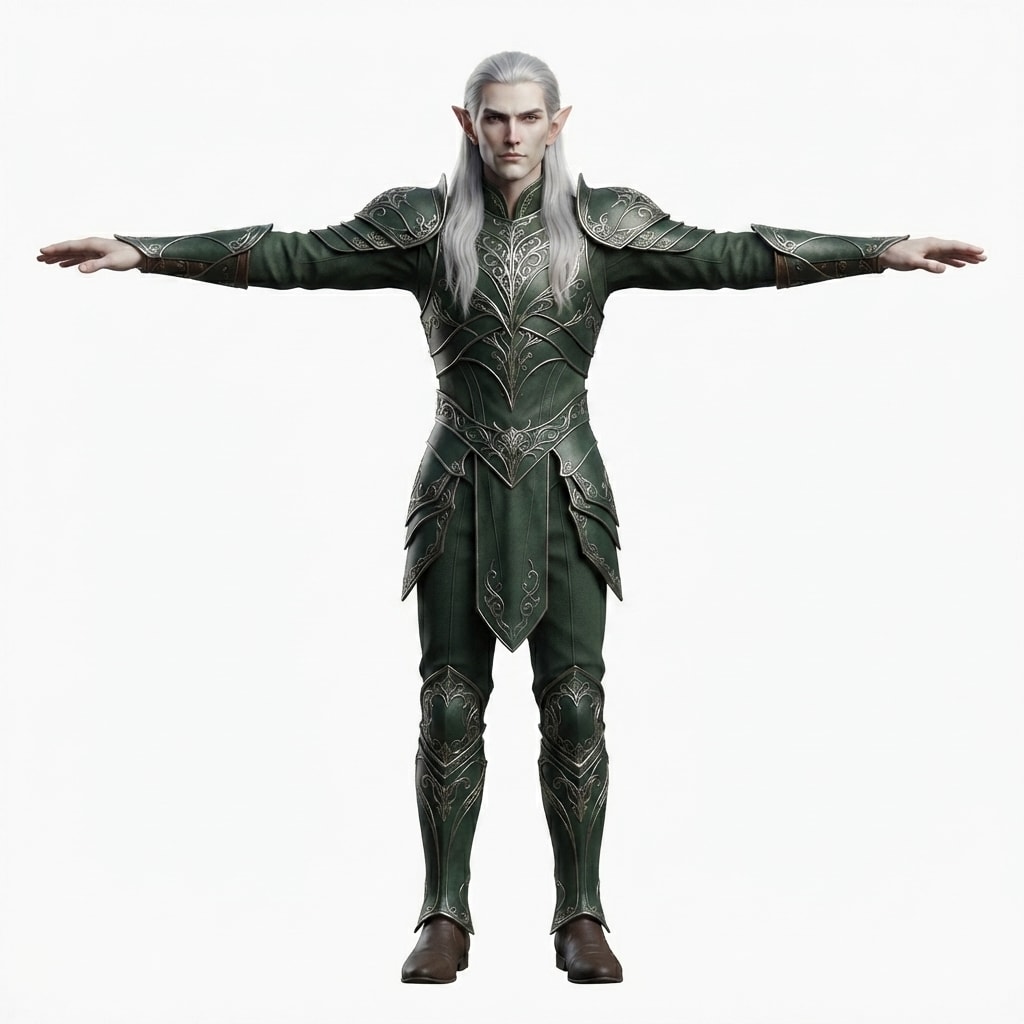 Elf Man Warrior