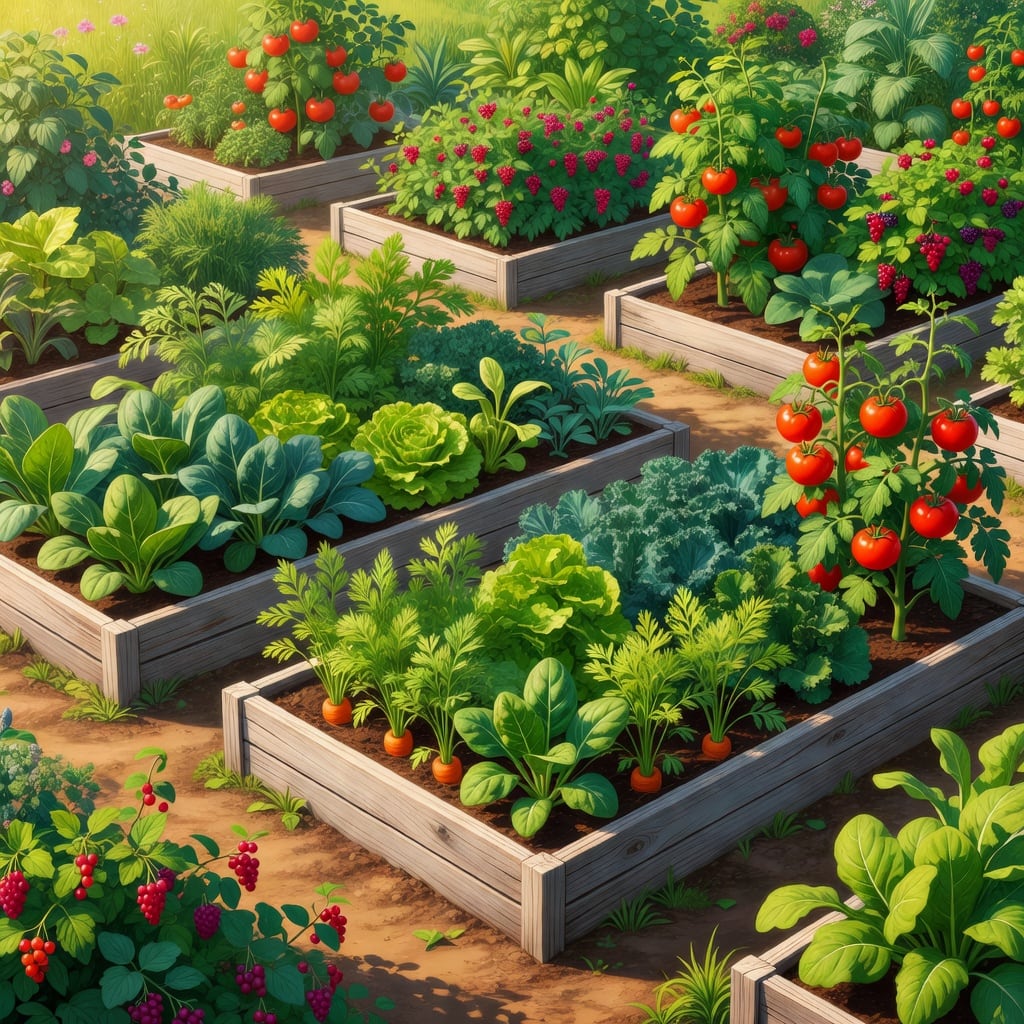 Territory garden growing