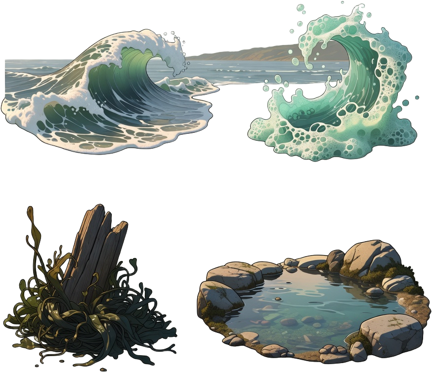 Sea Depth Props Set