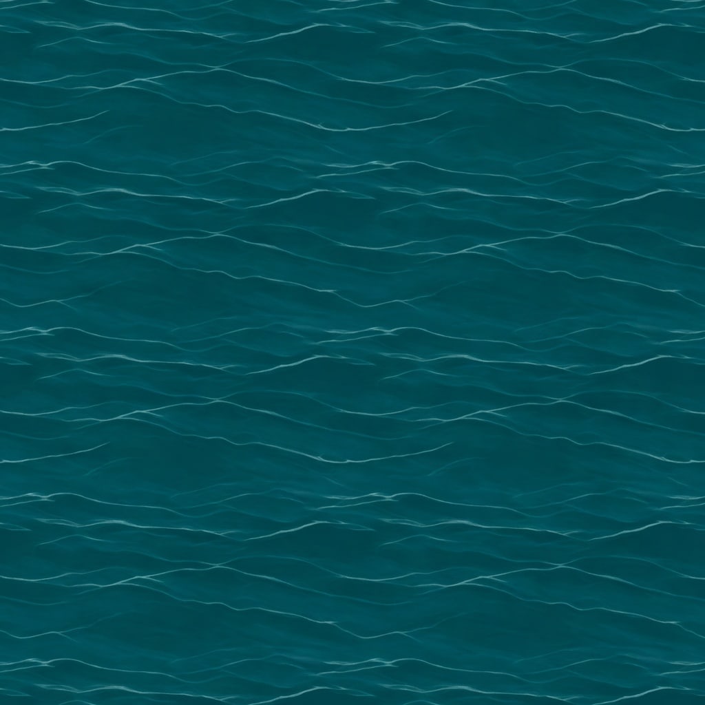 Deep Teal Water Tile