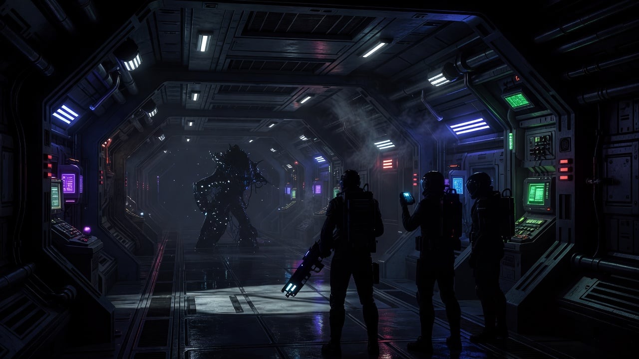Abandoned Starship Horror Key Art