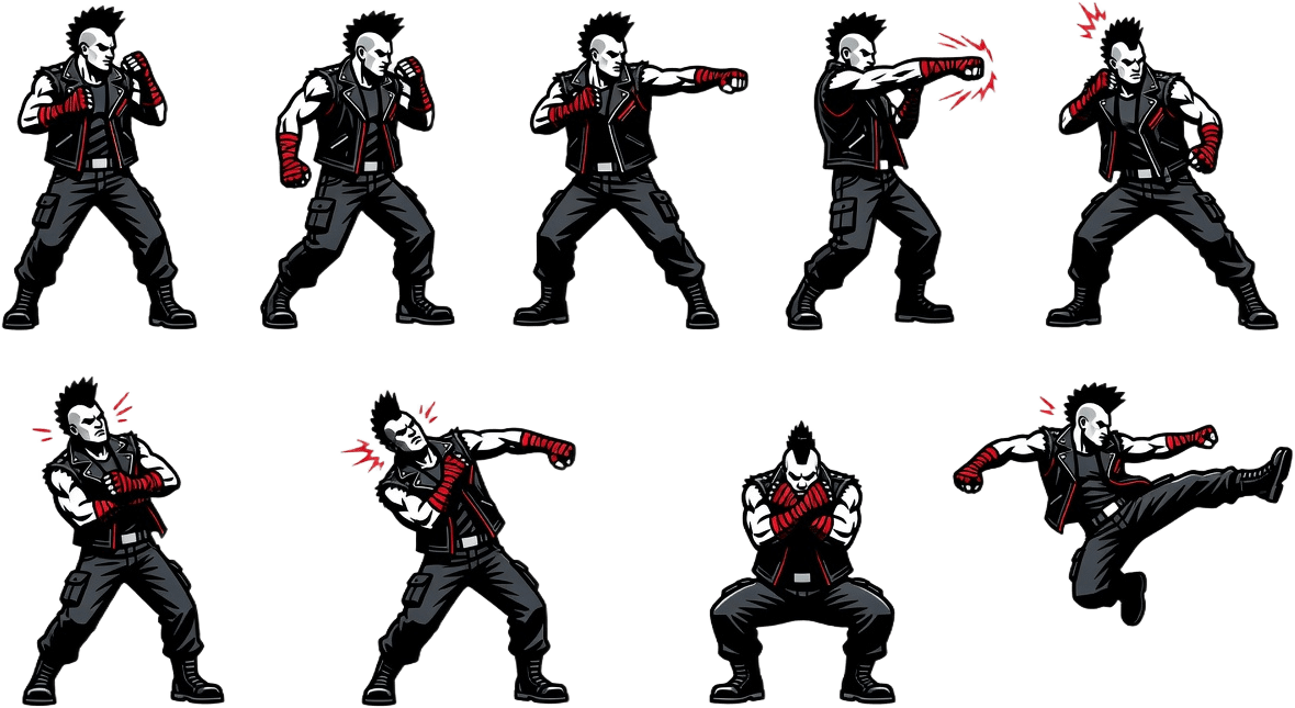 Rook Combat Sprite Sheet