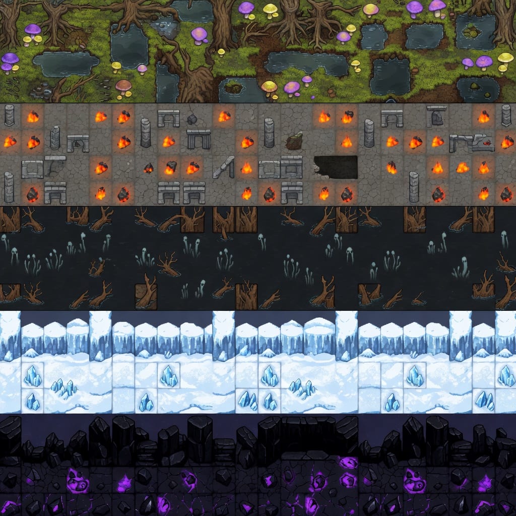 Aethermoor Five-Act Biome Sampler