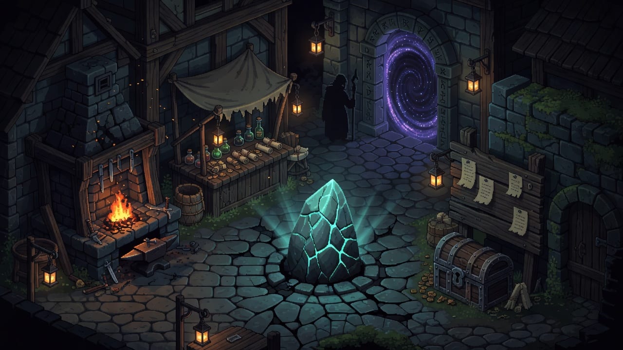 Ashenmoor Refuge Hub Key Art