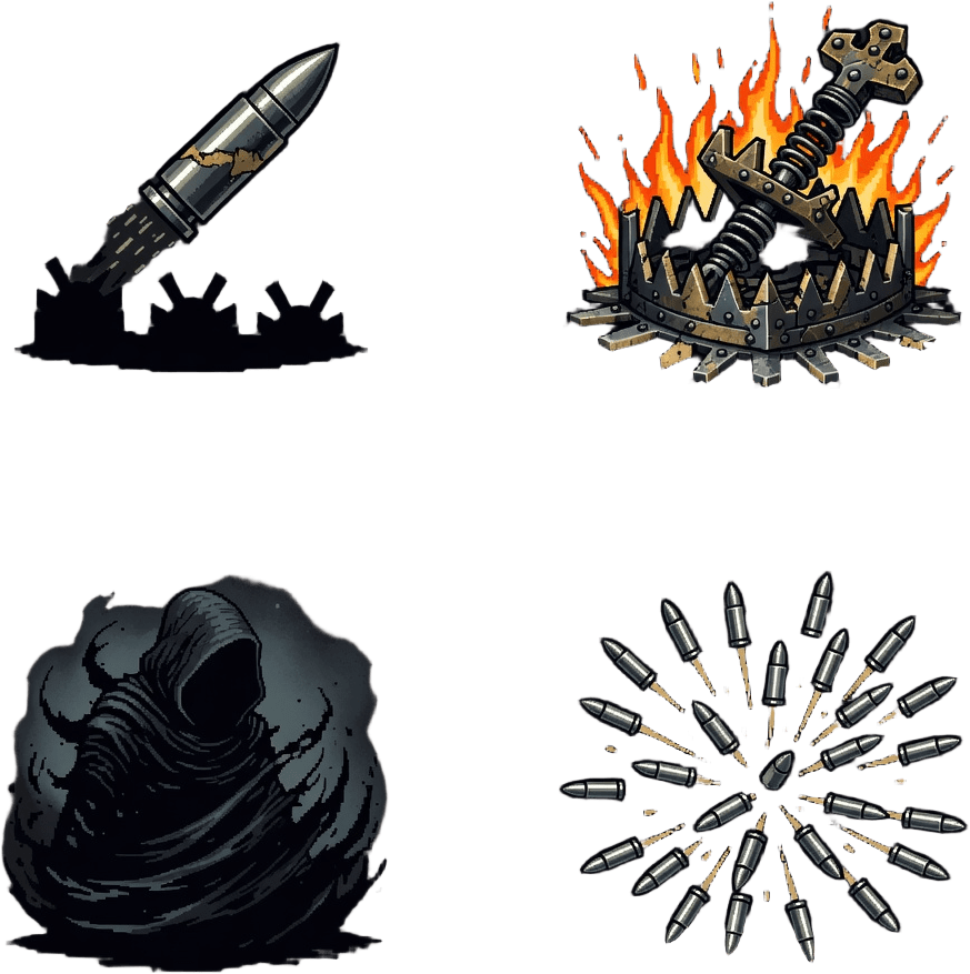 Aethermoor Hunter Ability Icons