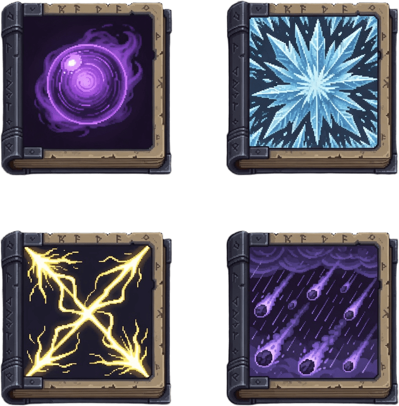 Aethermoor Mage Ability Icons