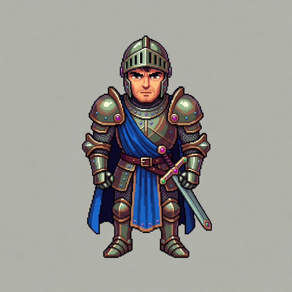 Arthurian Pixel Knight