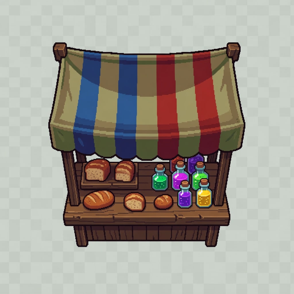 Medieval Market Stall