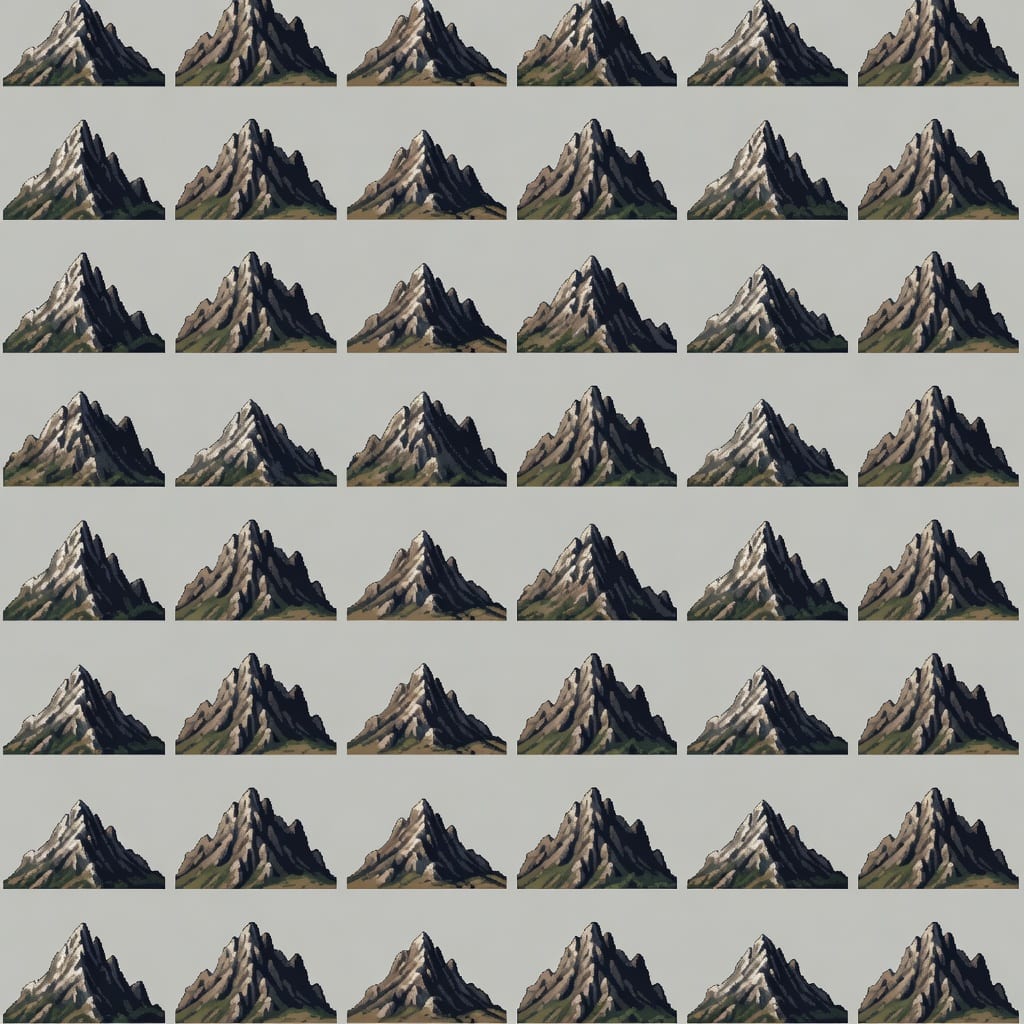 Pixel Mountain Tileset