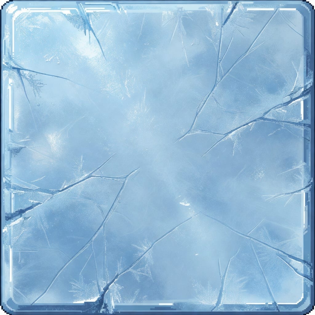Frozen Sci Fi Floor Tile