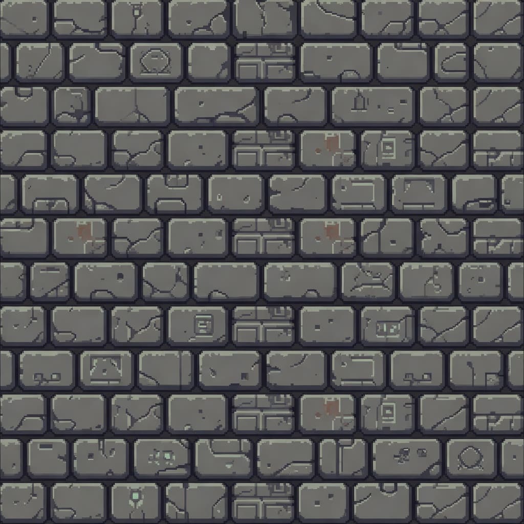 Retro Sci Fi Cobblestone Path