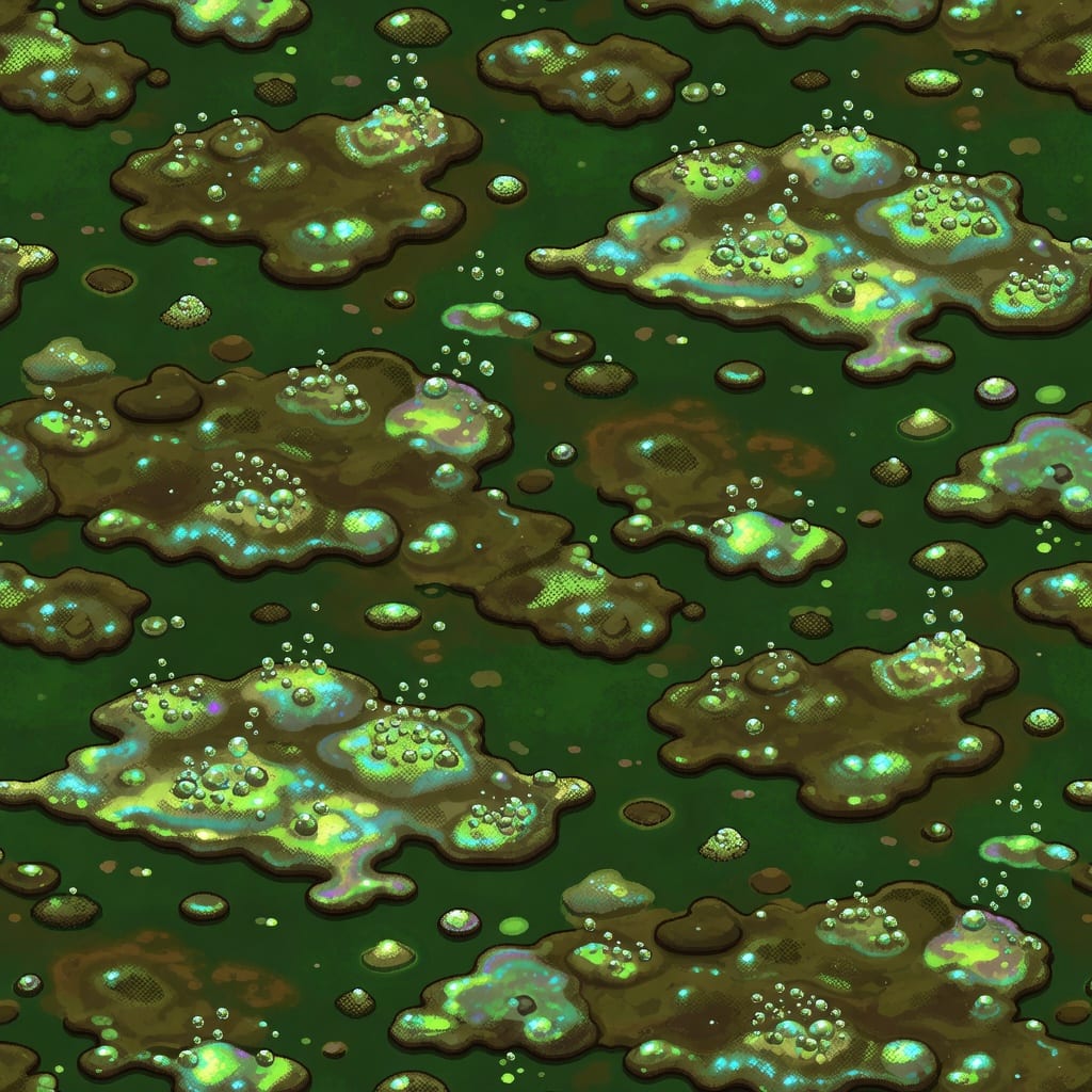 Toxic Alien Swamp Tile