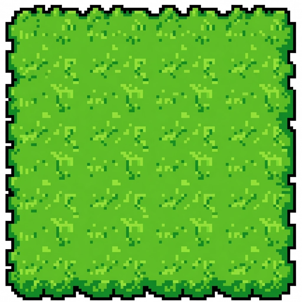 Retro Grass Terrain Tile