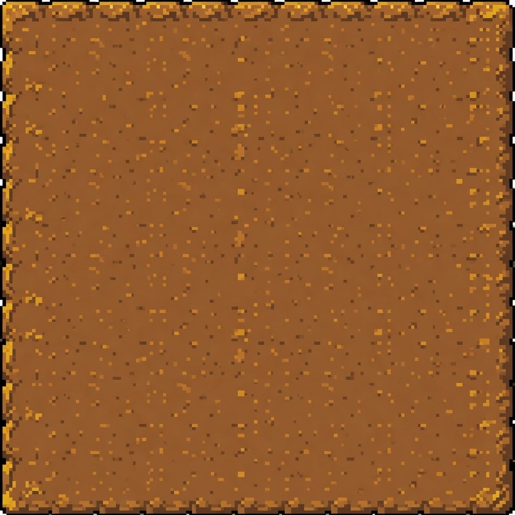 Warm Brown Dirt Path Tile