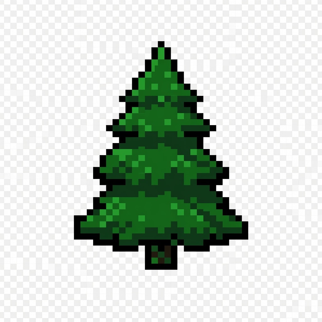 Top Down Pine Tree