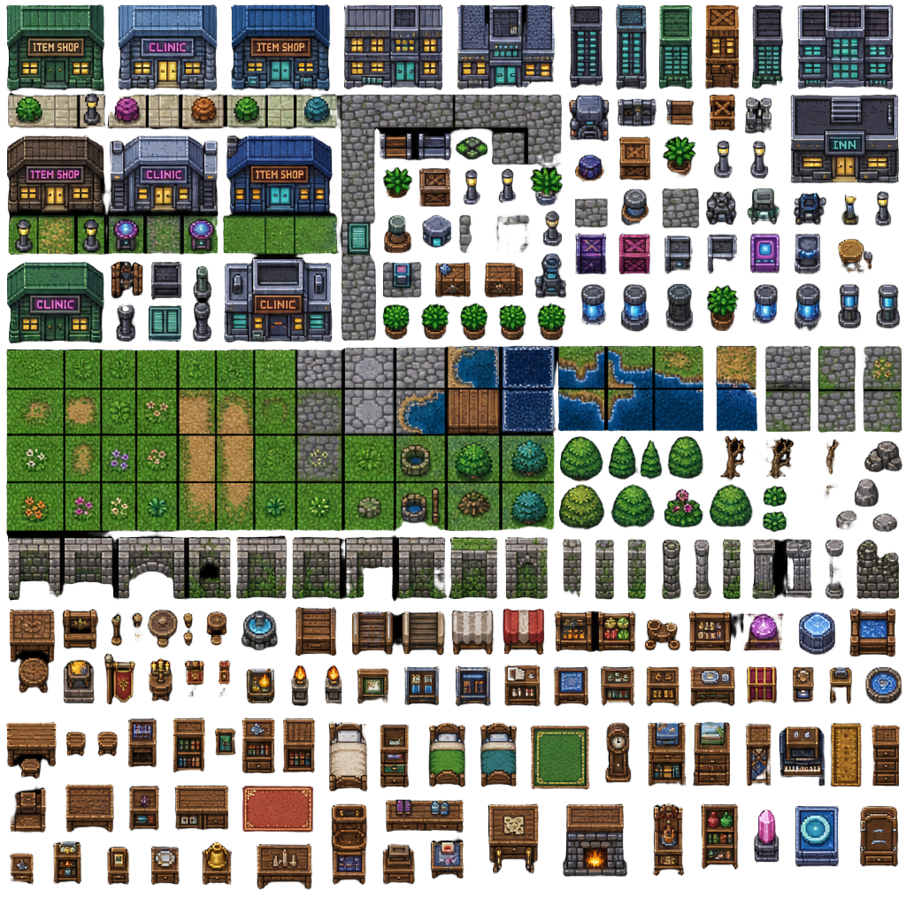 Pixel RPG Town Tileset (2)