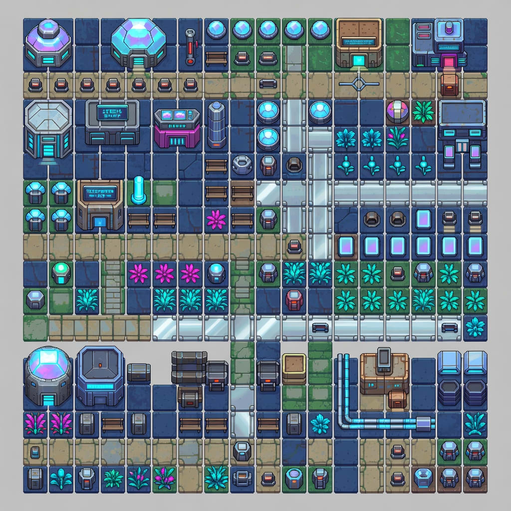 Create a tilesheet for a phantasy