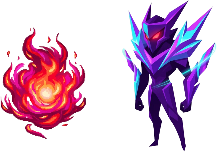 Path of Idle Neon Enemy Pair (2 / 2)
