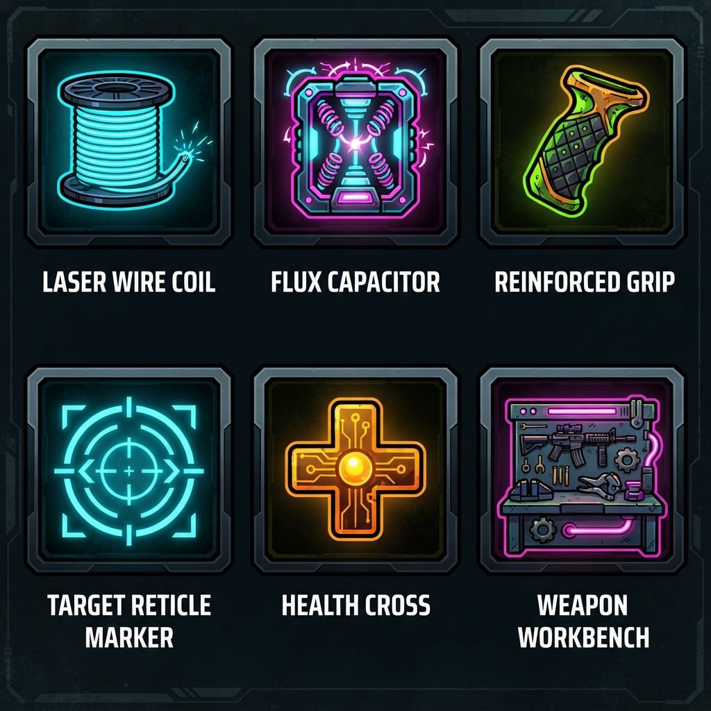 Dark Space UI and Item Icon Set
