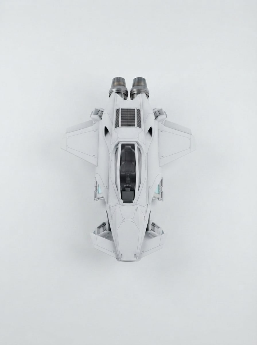 Futuristic Racing Craft