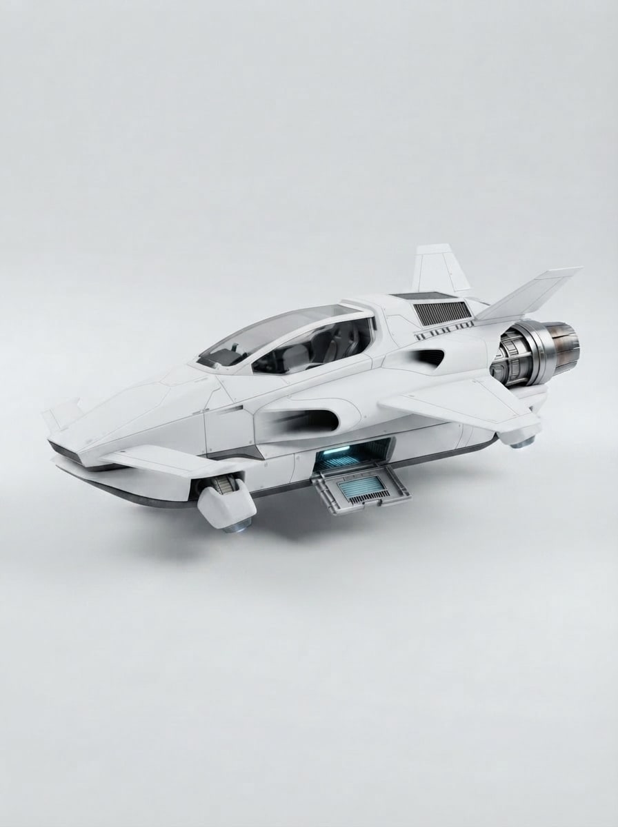 Futuristic Racing Craft (4)