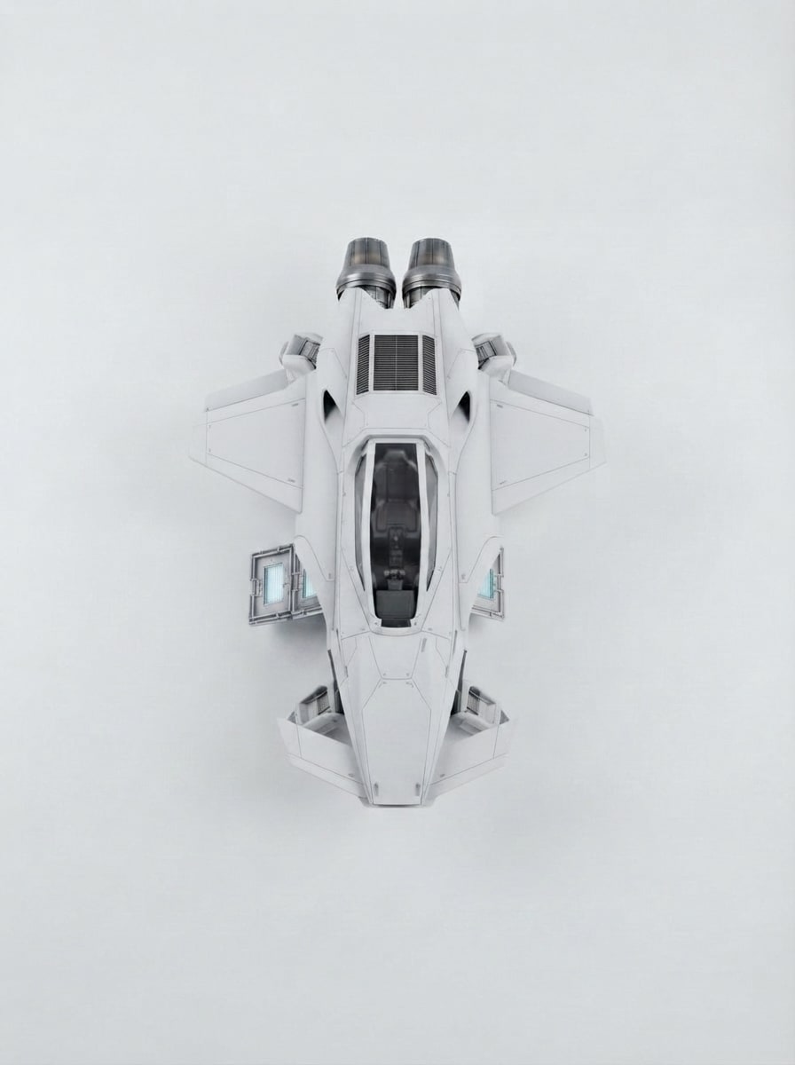 Futuristic Hypercar Hovercraft (2)