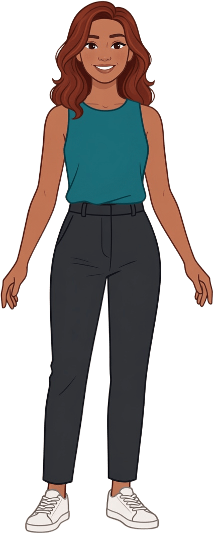 Fictional Adult Fashion Avatar