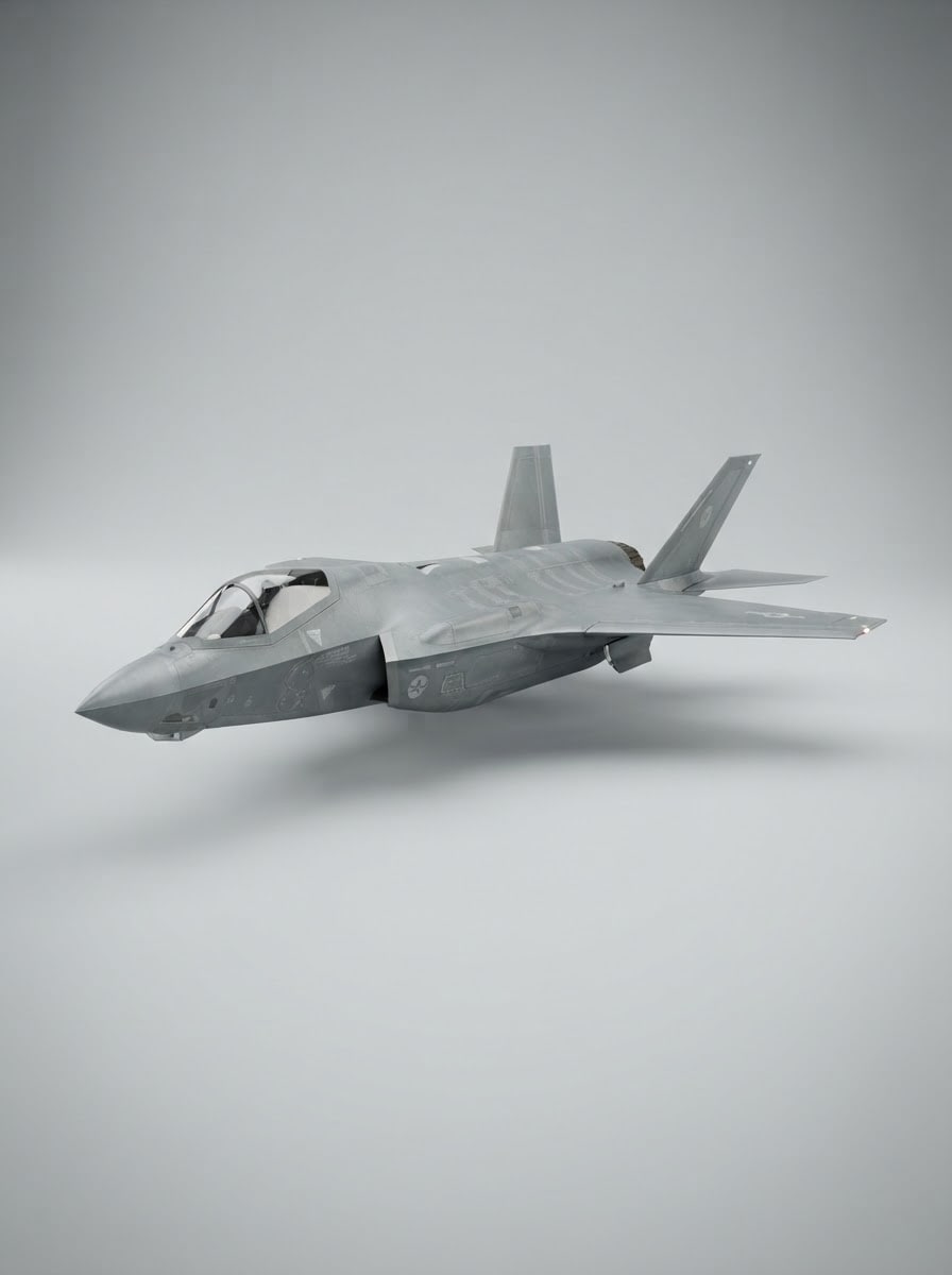 Futuristic Stealth Fighter Jet (3)