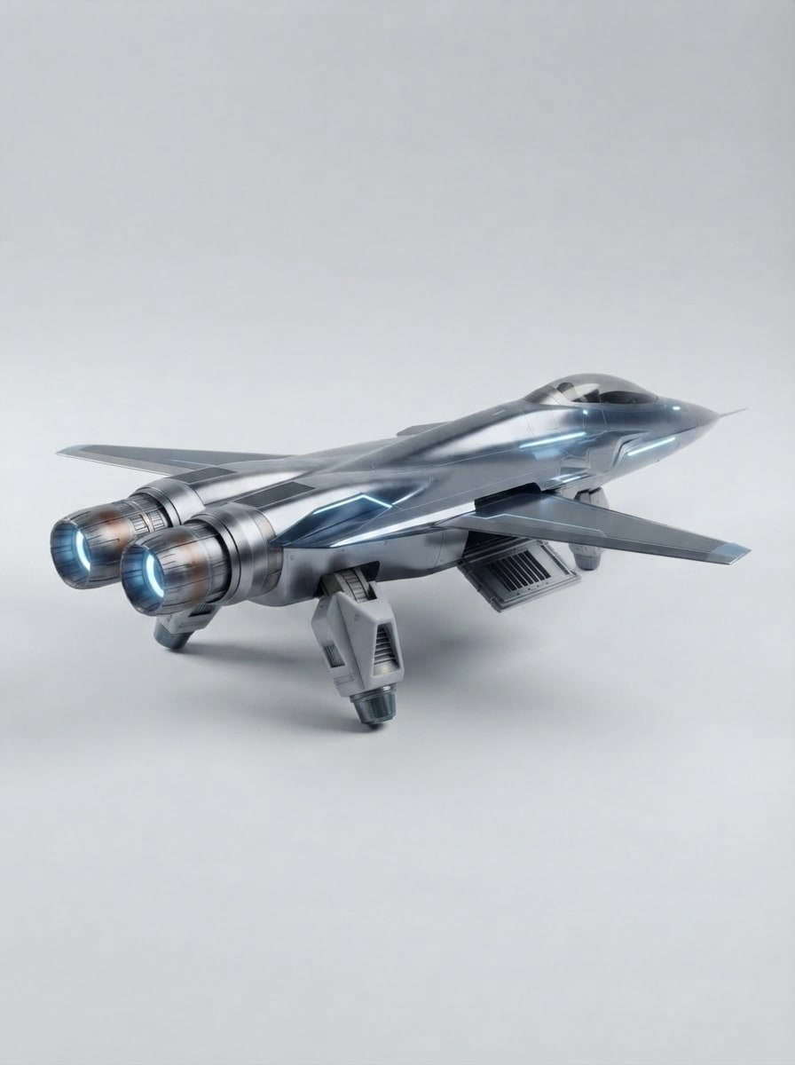 Sleek Racing Fighter Jet
